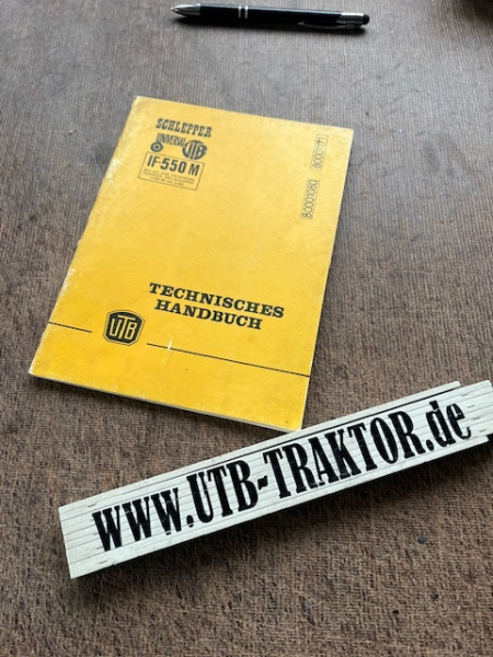 Technisches Handbuch UTB 550 mit Frontlader